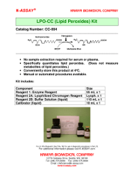 LPO-CC Assay Flyer