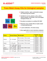 Trace Metal Assay Flyer